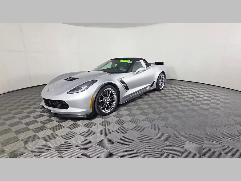 Certified Used 2019 Blade Silver Metallic Chevrolet Grand Sport 2LT image 47