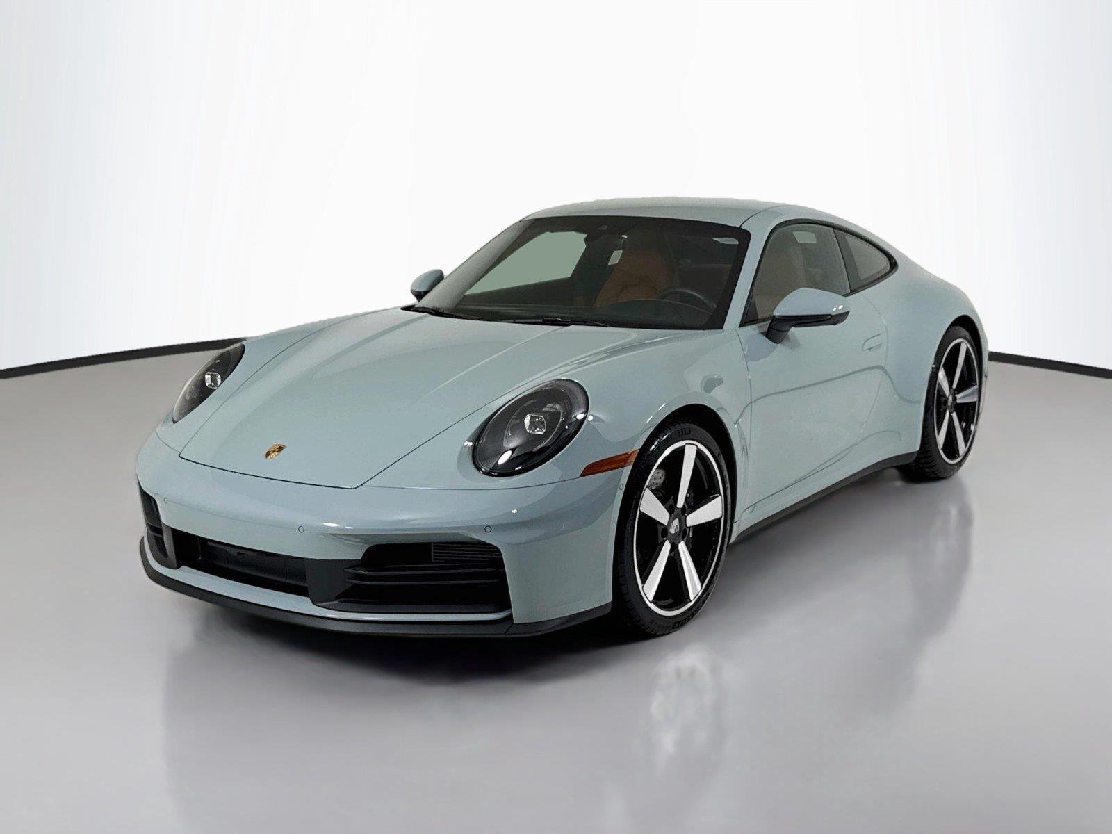 Used 2025 Shade Green Metallic Porsche Carrera | Surround View | Sport Exhaust | BOSE | Classic Wheels image 9
