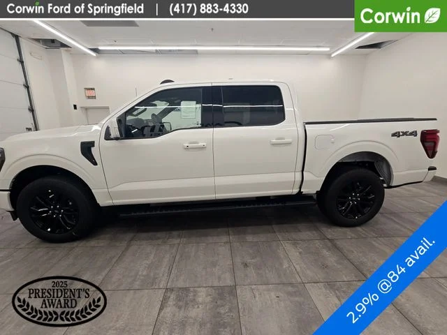 New 2026 Star White Metallic Tri-Coat Ford Lariat® image 2
