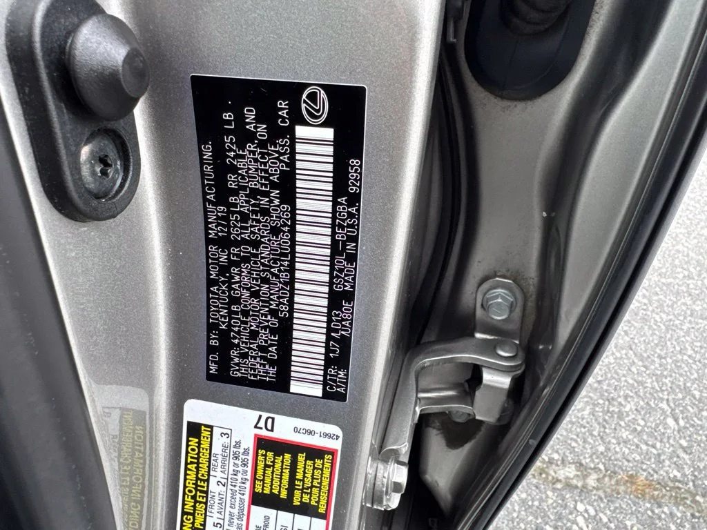 Used 2020 Silver Lexus 350 image 26
