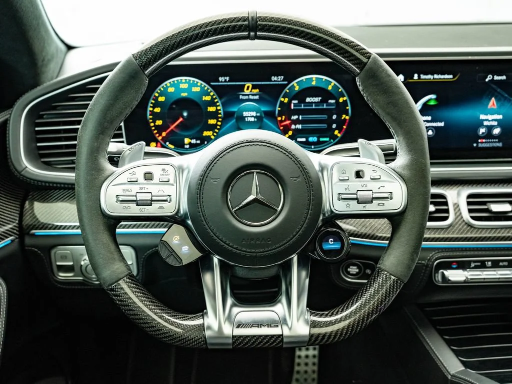 Used 2021 Designo Cardinal Red Metallic Mercedes-Benz GLE 63 S AMG® image 44