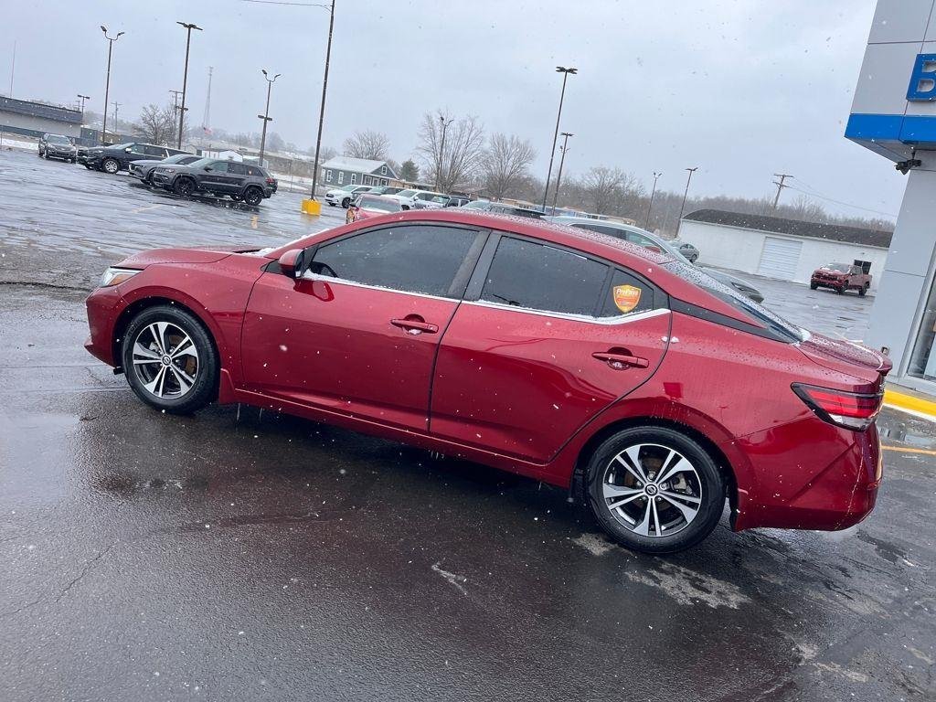 Used 2022 Nissan Sentra SV with VIN 3N1AB8CV0NY218816 for sale in West Union, OH