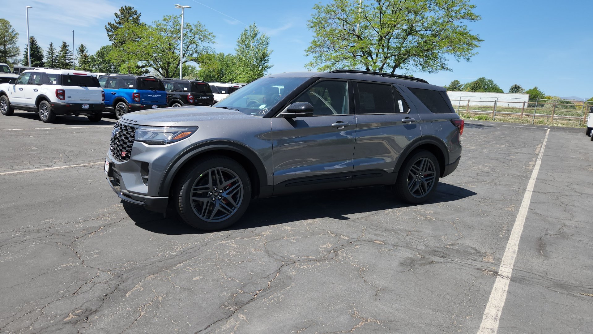 New 2026 Carbonized Gray Metallic Ford ST image 3