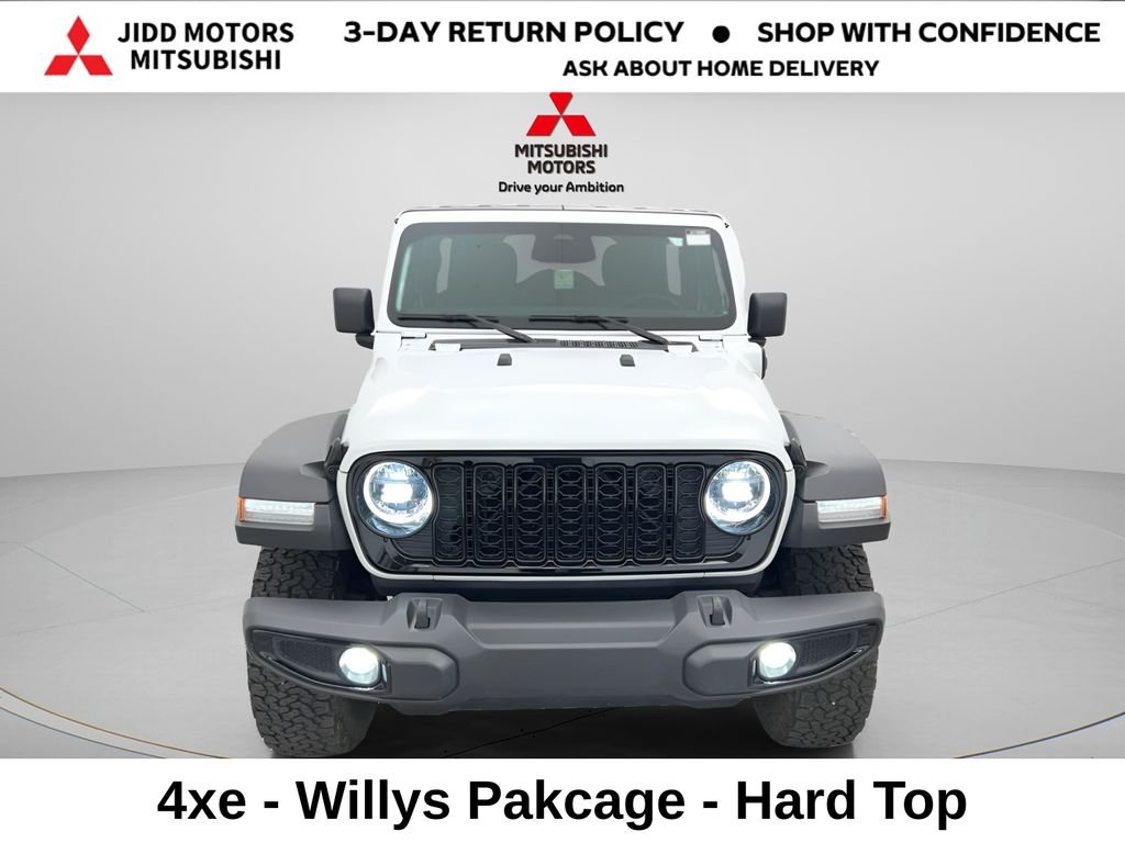 Used 2025 Jeep Wrangler 4xe Willys 4XE with VIN 1C4RJXN68SW580026 for sale in Des Plaines, IL