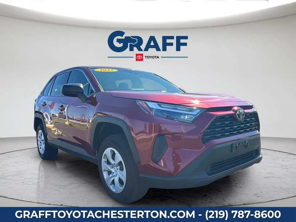 Used 2025 Red Toyota LE image 3