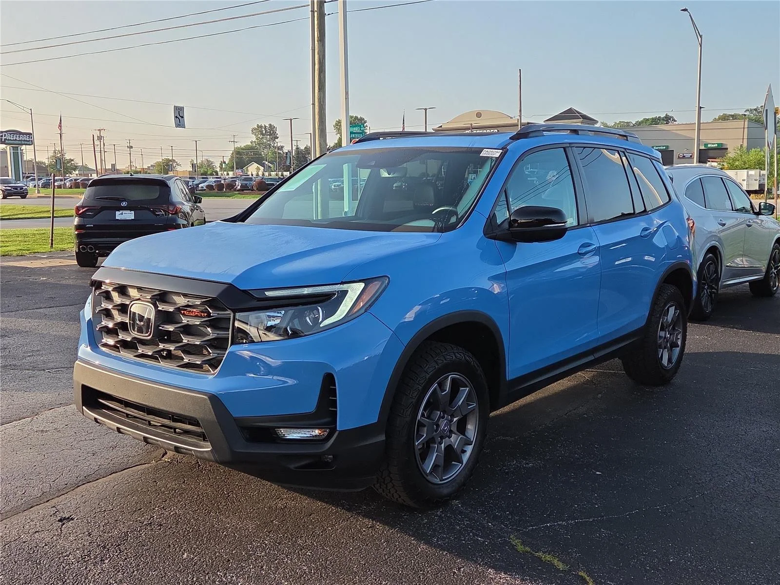 Used 2024 Diffused Sky Blue Pearl Honda TrailSport image 3