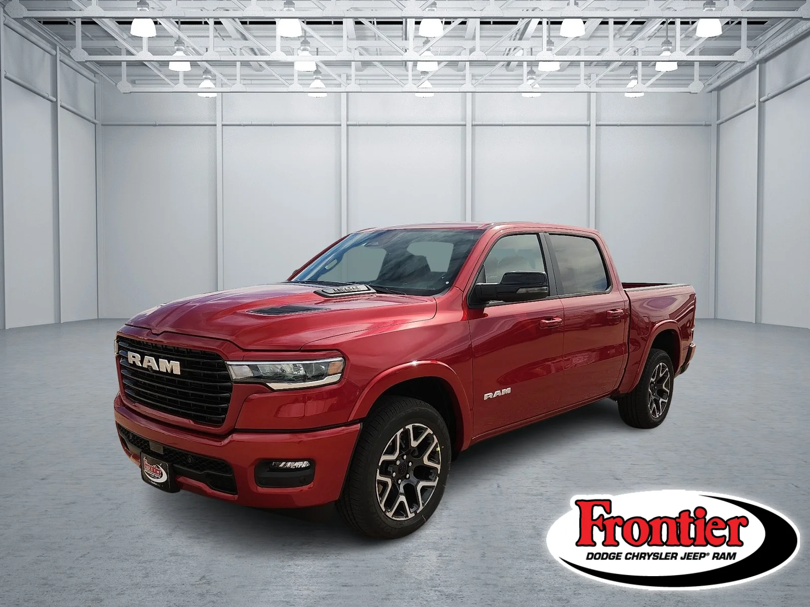 New 2027 Molten Red Pearl-Coat  Paint Ram LARAMIE CREW CAB 4X2 5