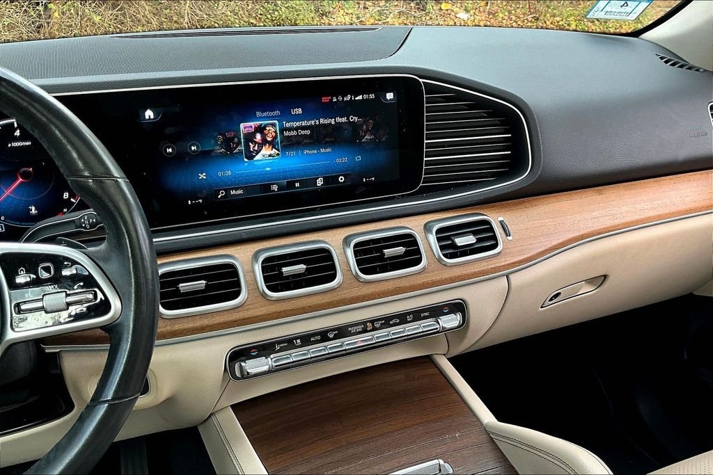 Certified Used 2022 Blue Mercedes-Benz GLE 350 image 6