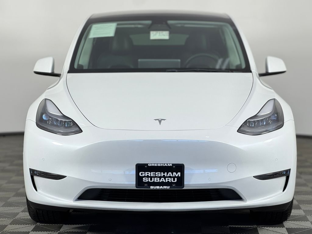Used 2021 Pearl White Multi-Coat Tesla Long Range image 2
