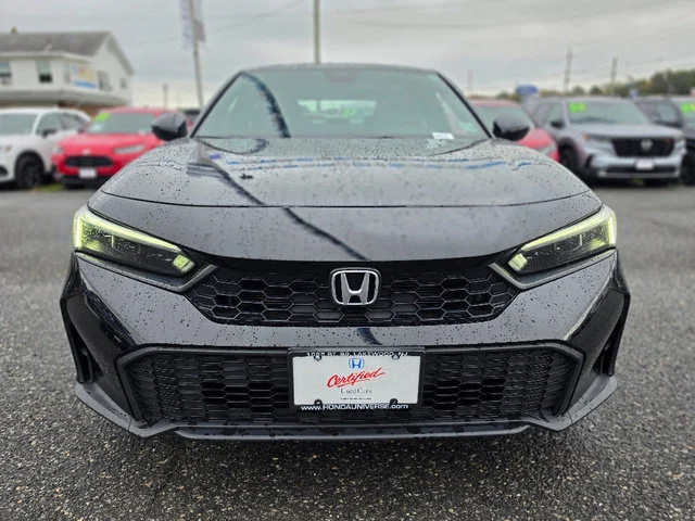 Certified Used 2025 Crystal Black Pearl Honda 4D SPORT image 10