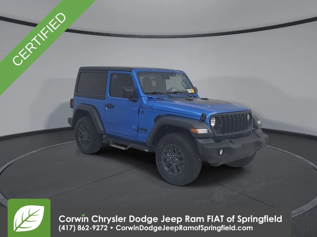 Certified Used 2024 Blue Jeep Sport S image 8