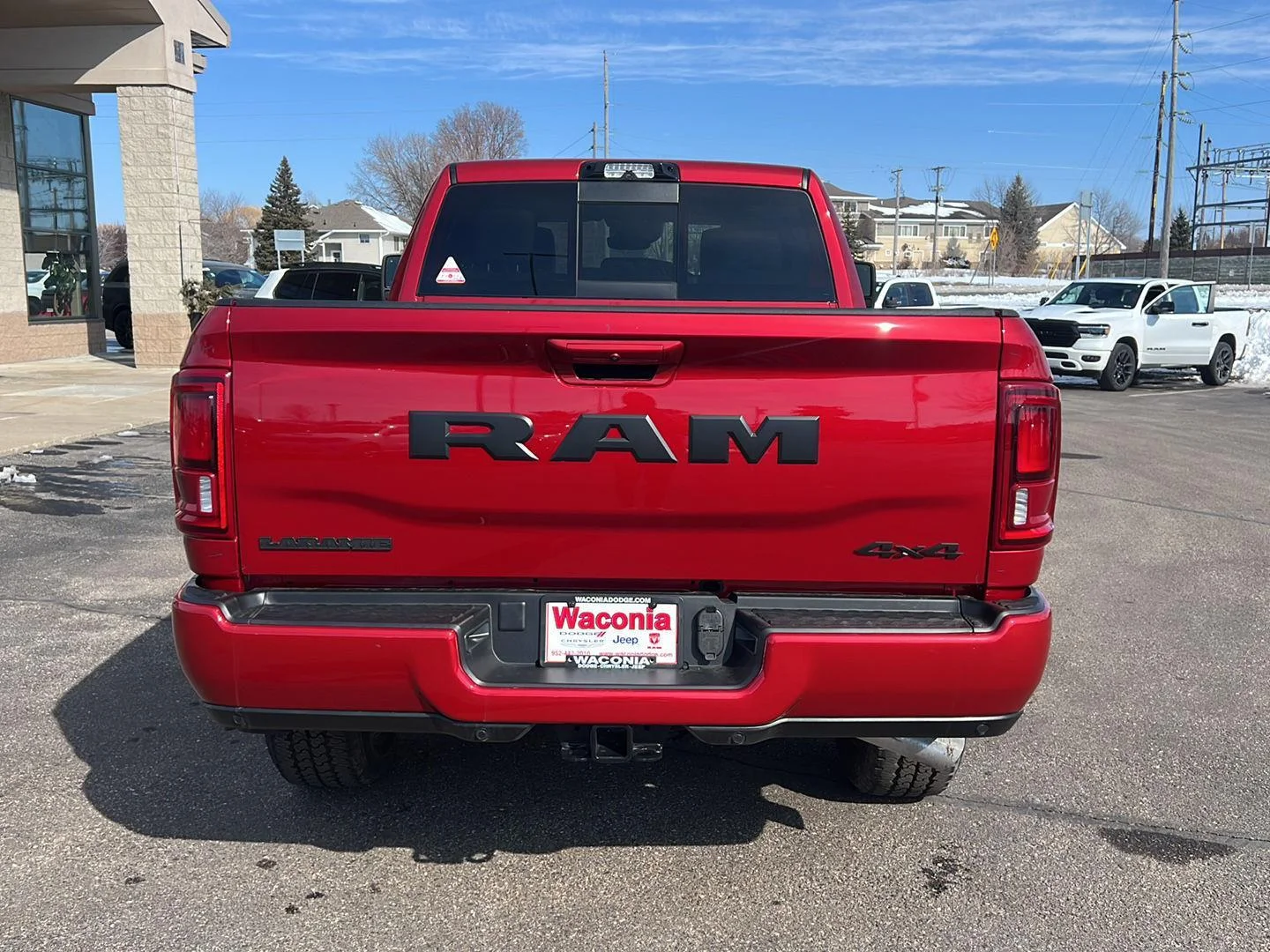 New 2026 Molten Red Pearl-Coat Exterior Paint RAM Laramie image 7