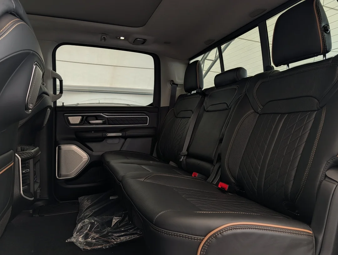 New 2026 White RAM Tungsten - - 3.0L Hurricane HO T-Turbo - Prem Lthr Bucket Seats - E-Locker Axle & More! image 32