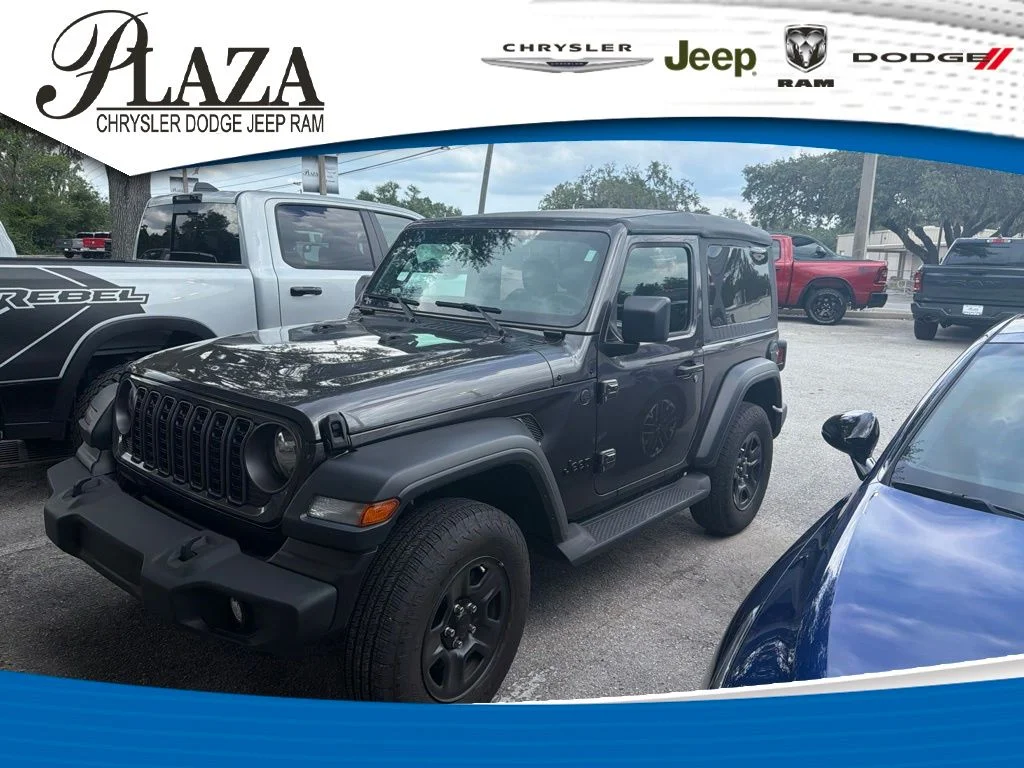 Certified Used 2025 Crystal Metallic Jeep Sport image 1
