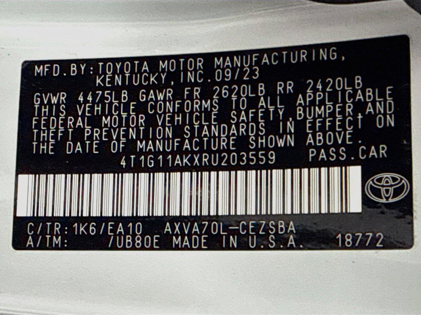 Certified Used 2024 Ice Edge Toyota SE image 41