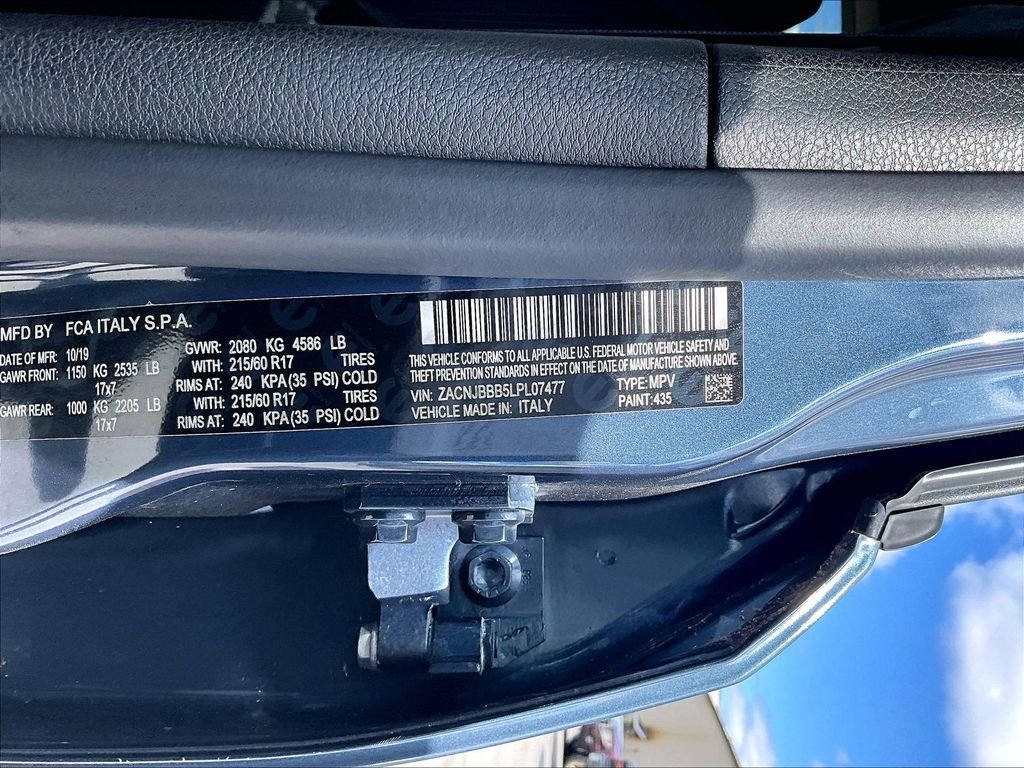 Used 2020 Slate Blue Pearlcoat Jeep Latitude image 35