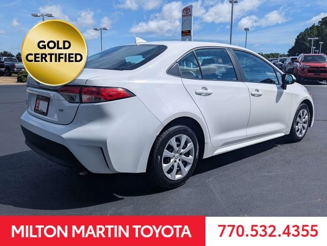 Certified Used 2024 White Toyota LE image 3