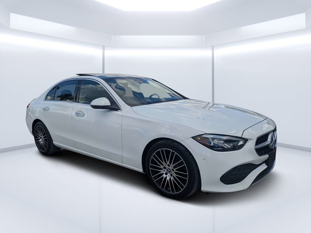 Used 2024 White Mercedes-Benz C 300 image 1