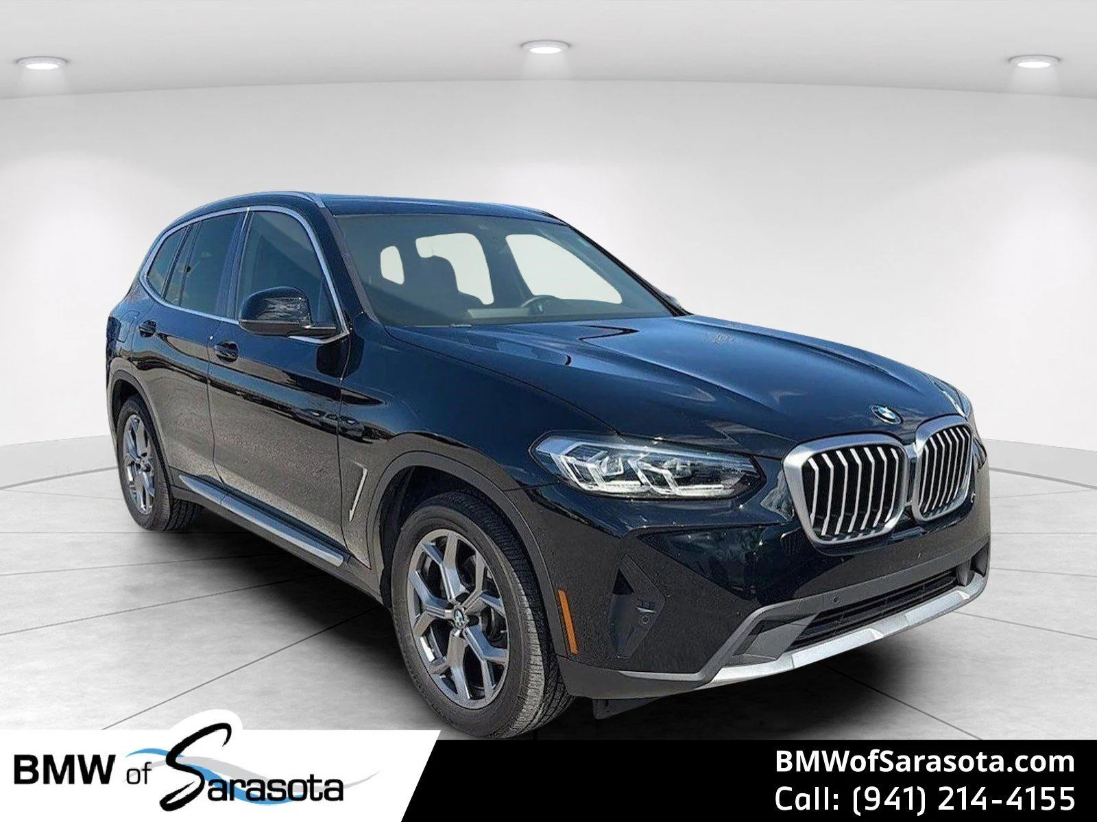 Jet Black 2024 BMW X3 sDrive30i RWD SUV / Crossover Rear-Wheel Drive
