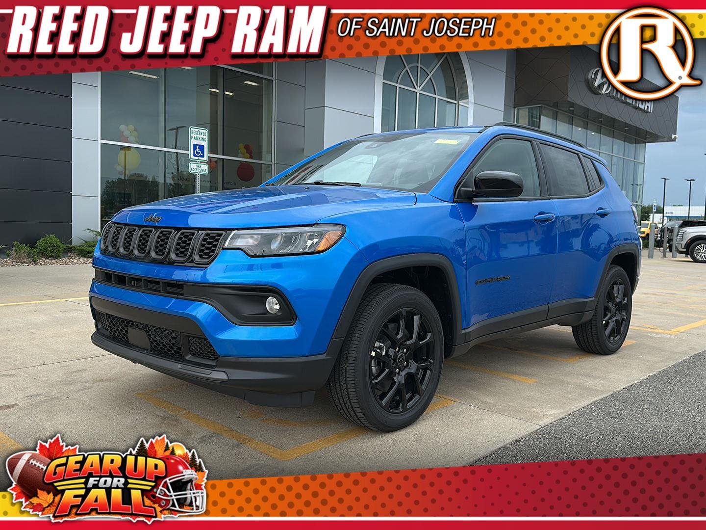 New 2026 Hydro Blue Pearl-Coat Exterior Paint Jeep Latitude Altitude image 1