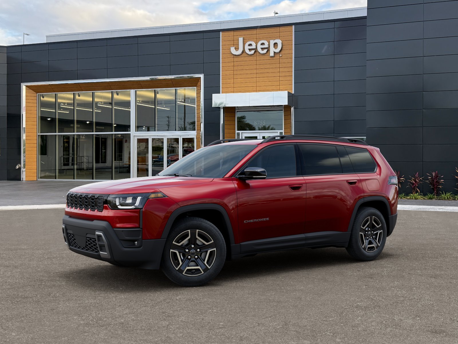 New 2026 Red Hot Pearl-Coat Exterior Paint Jeep Limited image 34