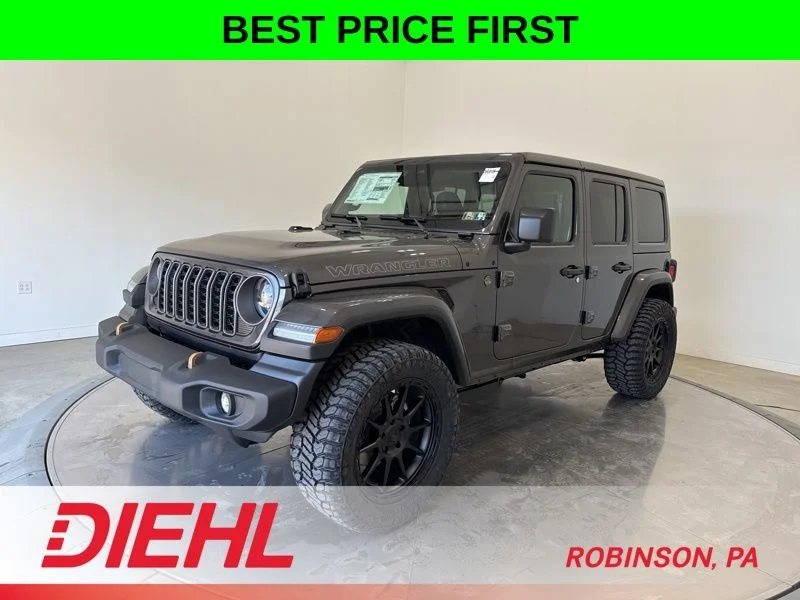 New 2026 Granite Crystal Metallic Clear-Coat Exterior Paint Jeep Sport S image 3