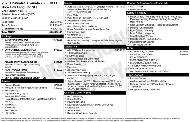 Used 2025 Summit White Chevrolet LT image 36