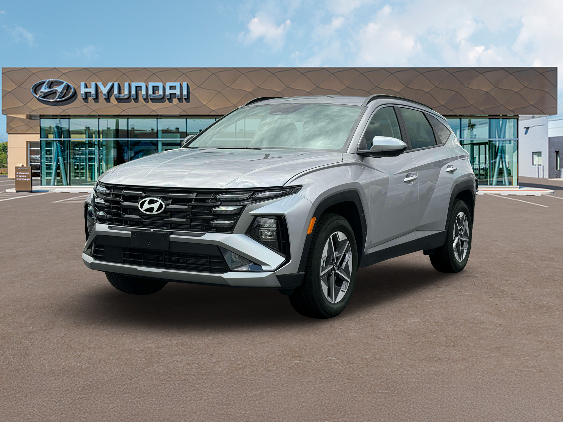 New 2026 Shimmering Silver Hyundai SEL AWD image 1