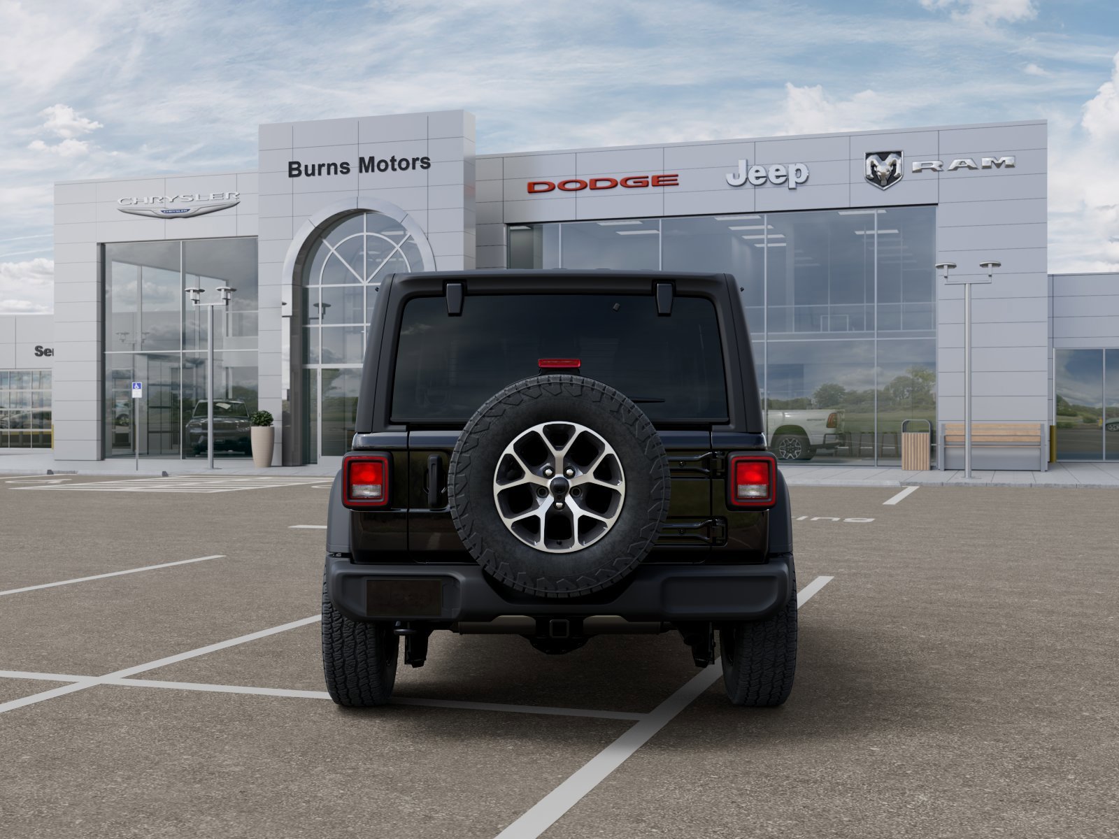 New 2026 Black Clear-Coat Exterior Paint Jeep Sport S 4-Door image 7