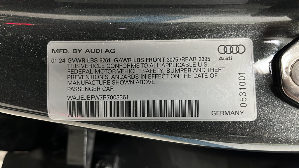 Used 2024 Daytona Gray Pearl Audi Prestige image 26