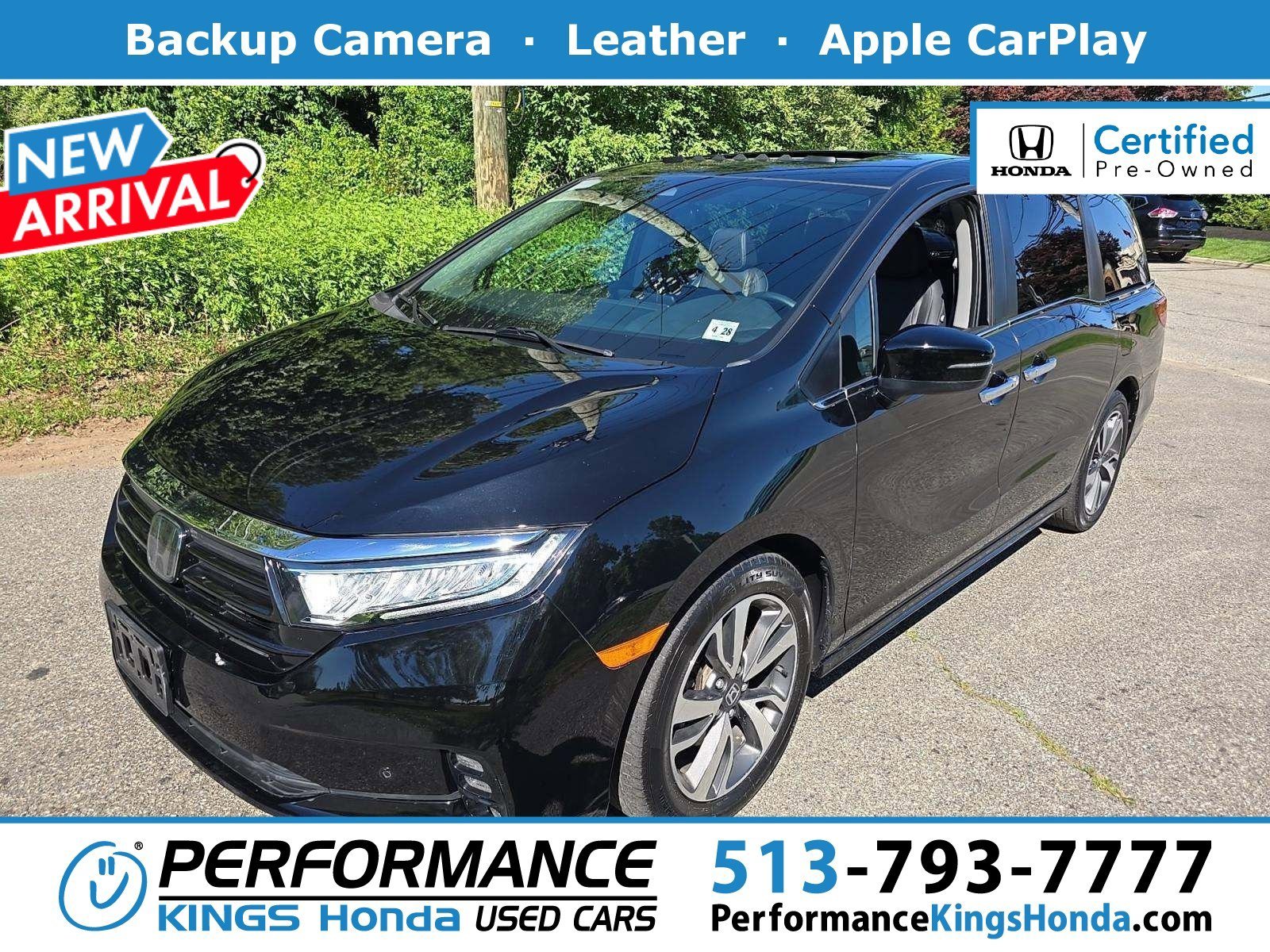 Certified Used 2023 Crystal Black Pearl Honda Touring image 1