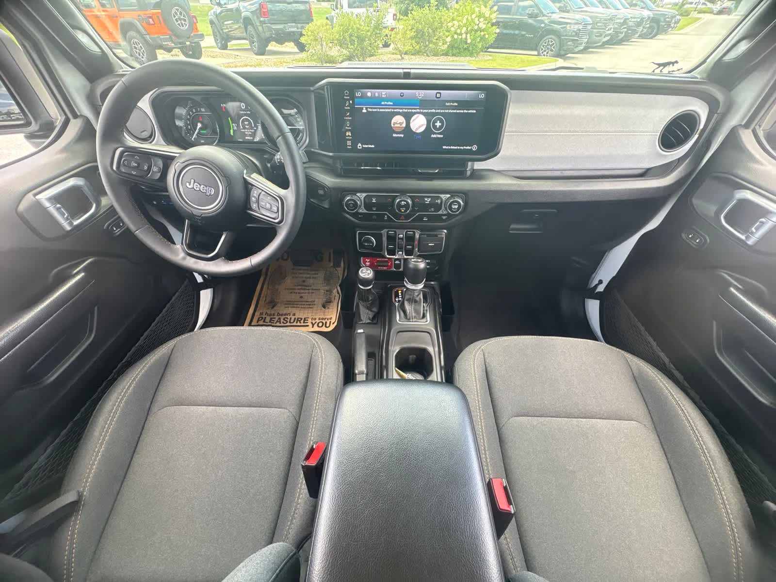 Used 2024 Bright White Clearcoat Jeep Willys image 15
