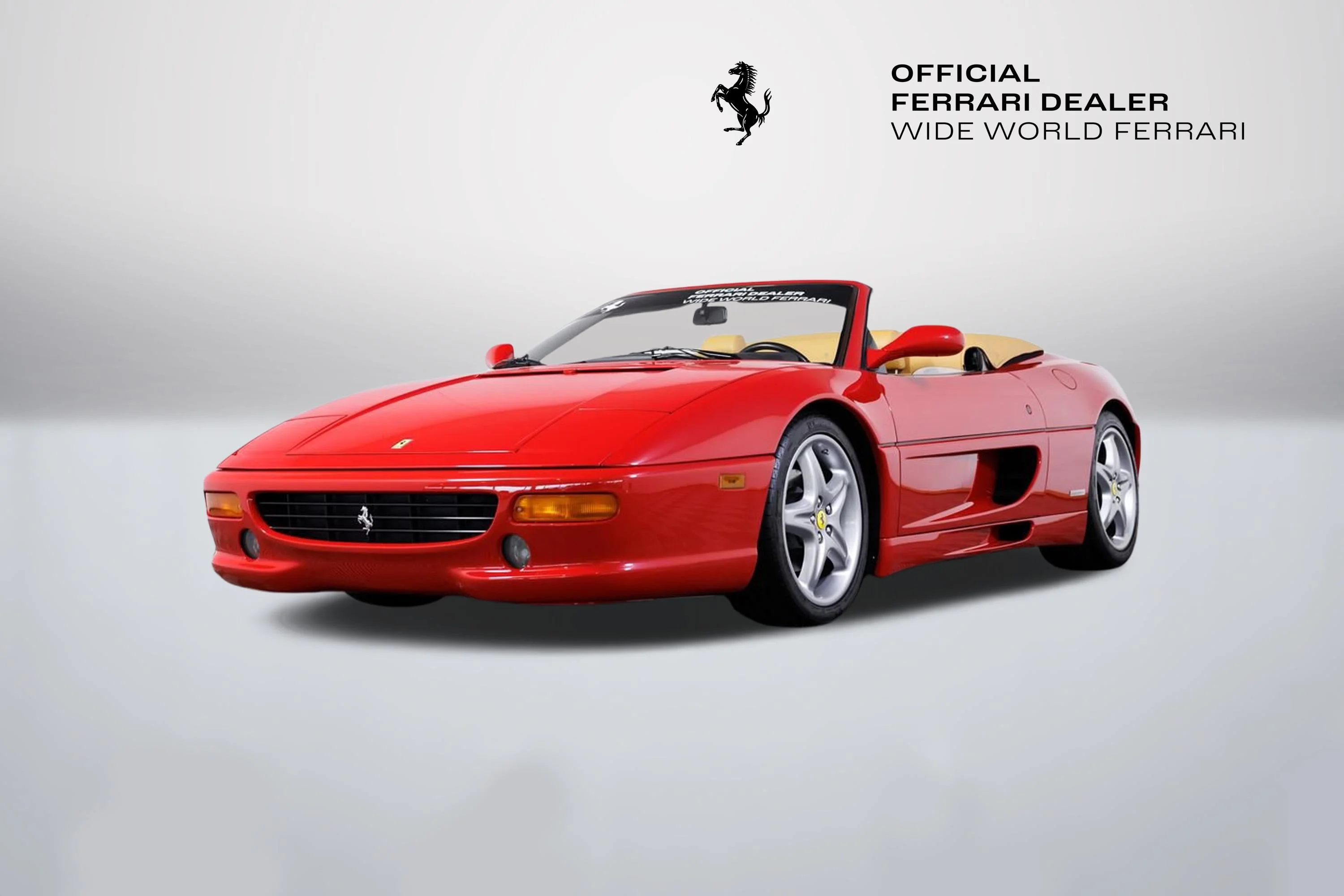 Used 1996 Rosso Corsa Ferrari Spider OEM Manual image 1