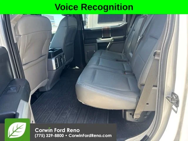 Used 2015 White Platinum Clearcoat Metallic Ford Lariat image 8