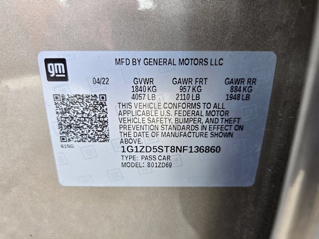 Used 2022 Gray Chevrolet LT image 29