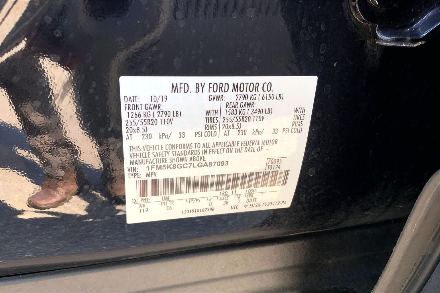 Certified Used 2020 Agate Black Ford ST image 34