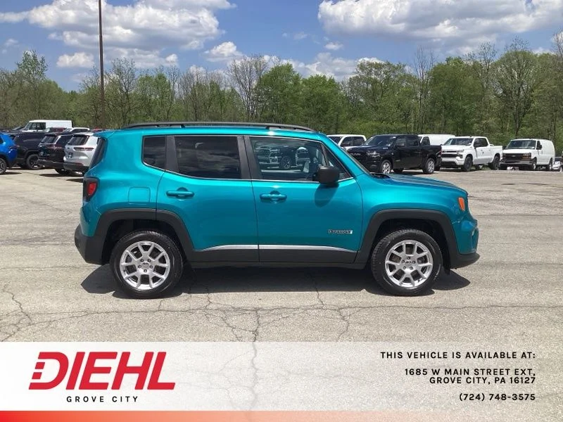 Used 2020 Teal Jeep Sport image 8
