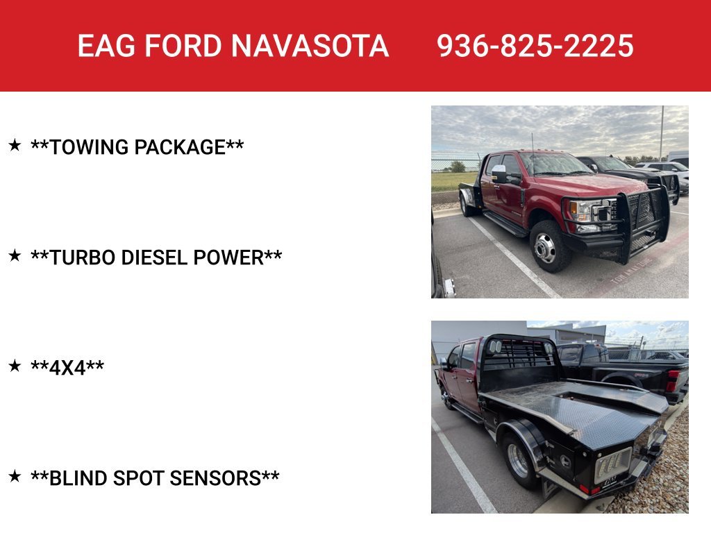 Used 2021 Rapid Red Metallic Tinted Clearcoat Ford Lariat image 8