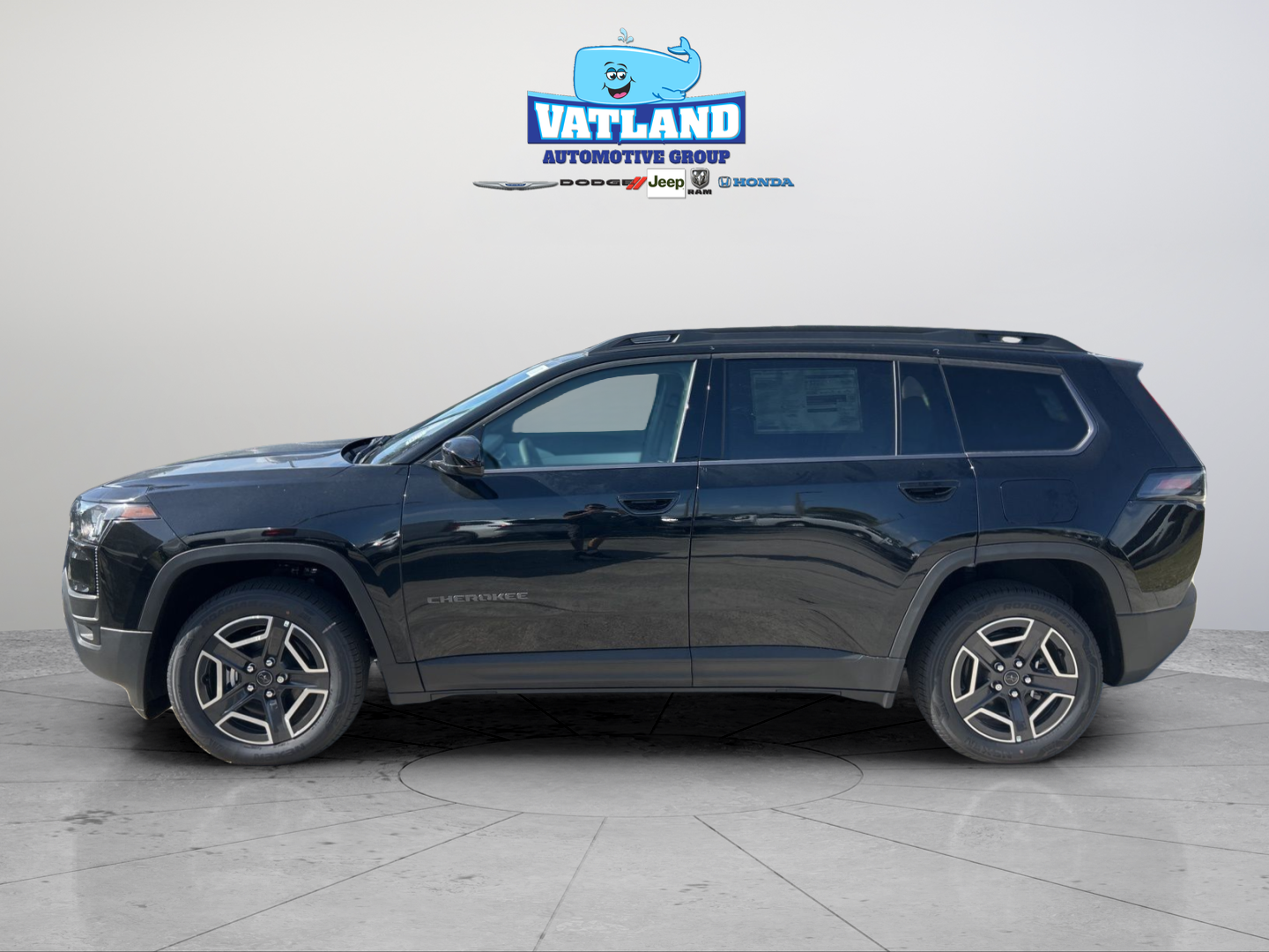 New 2026 Diamond Black Crystal Pearlcoat Jeep Laredo image 2