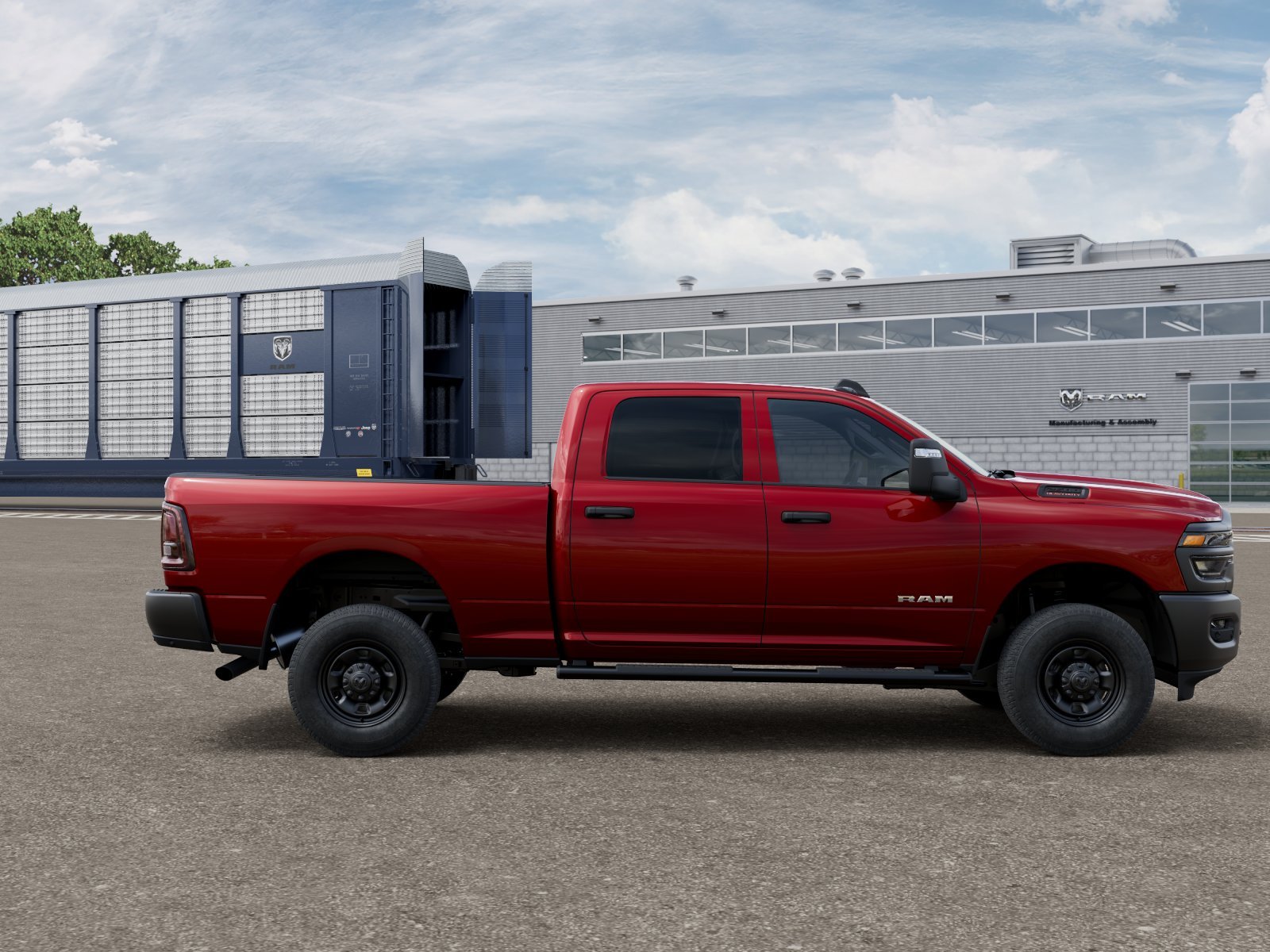 New 2026 Molten Red Pearl-Coat Exterior Paint RAM Tradesman image 12