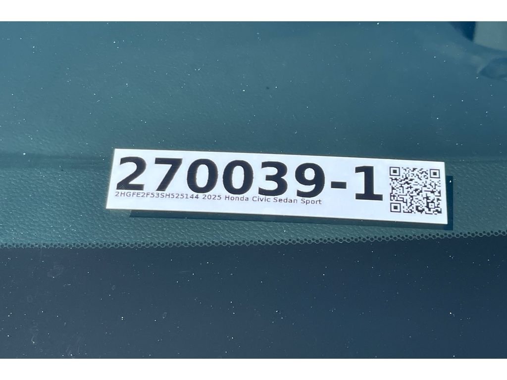 Certified Used 2025 Platinum White Pearl Honda Sport image 20