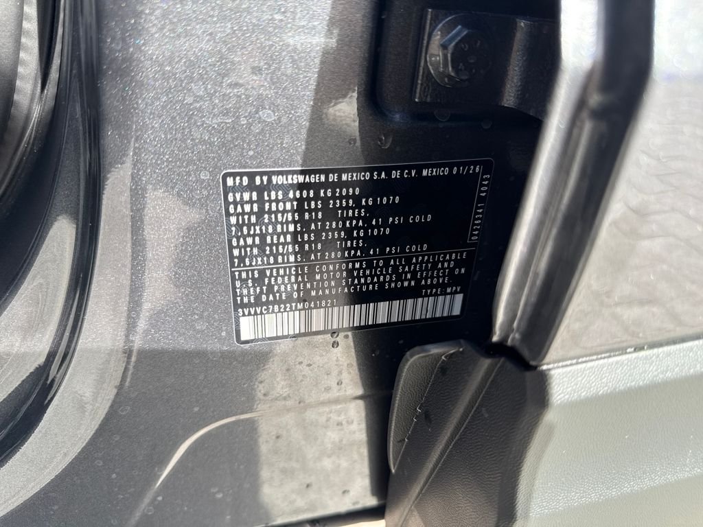 New 2026 Platinum Gray Metallic Volkswagen 1.5T SE image 25
