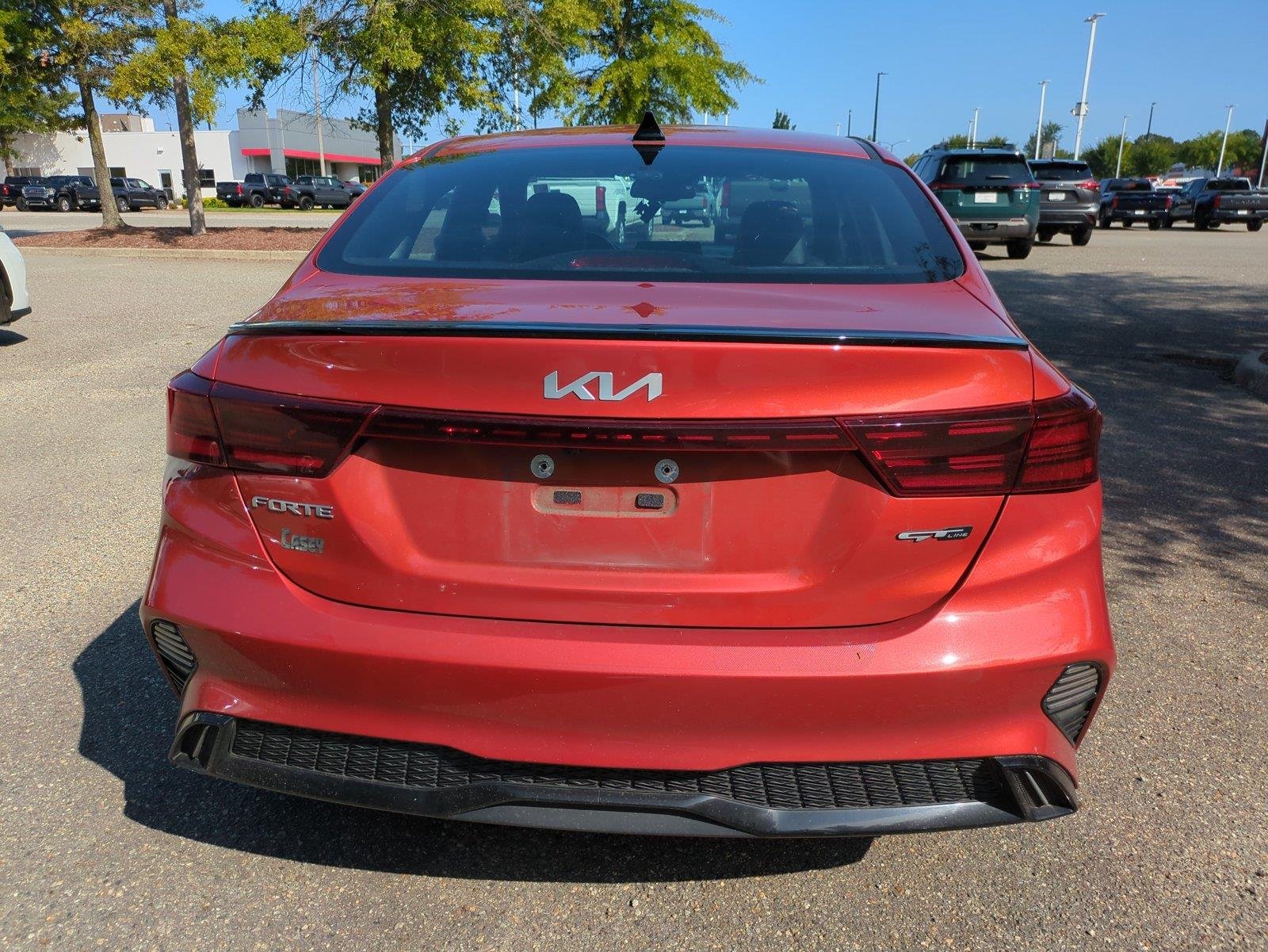 Used 2023 Fire Orange Kia GT-Line image 5