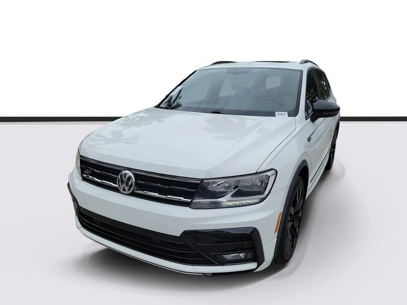 Used 2021 Pure White Volkswagen SE R-Line Black image 2