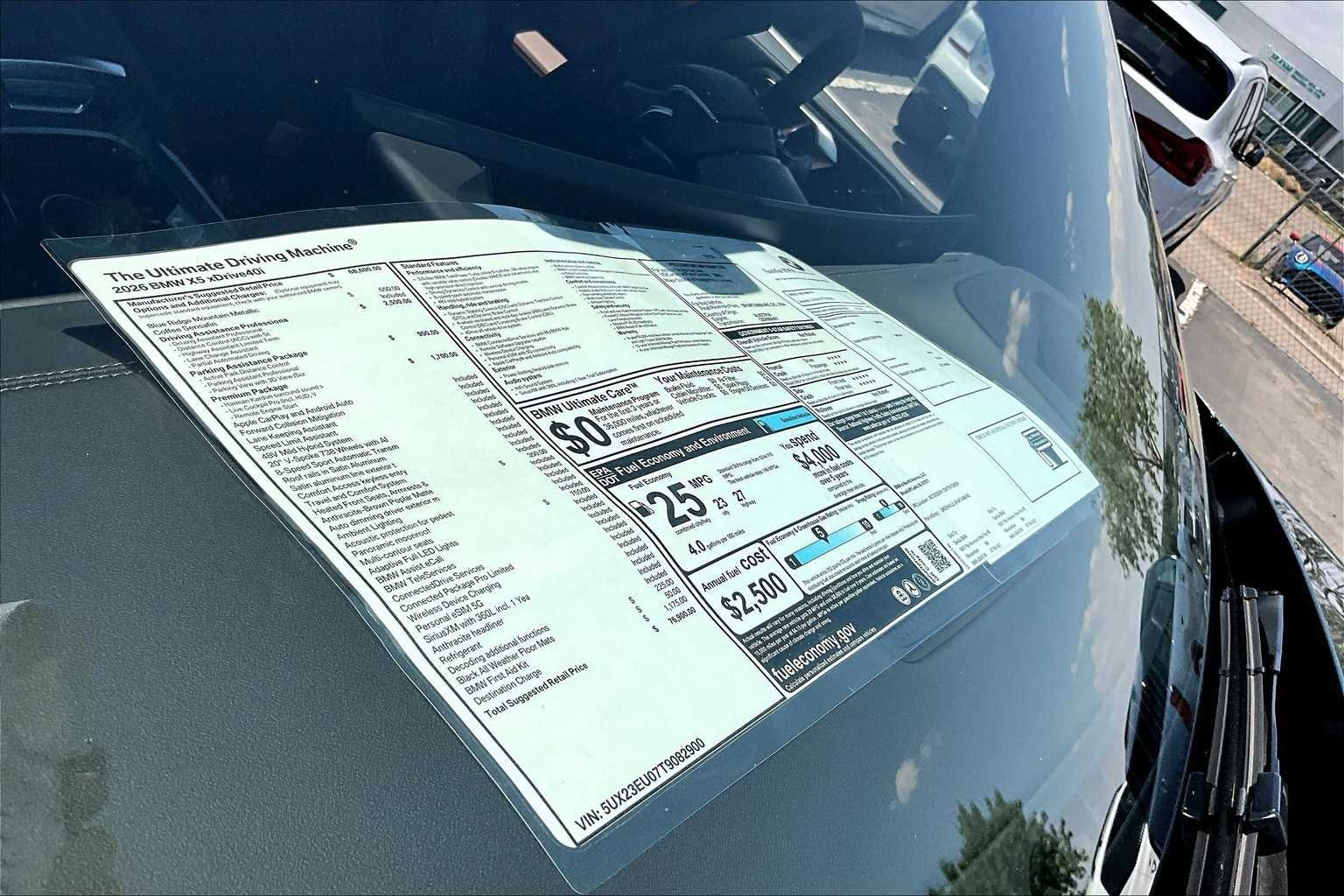 New 2026 Blue Ridge Mountain Metallic BMW xDrive40i image 20