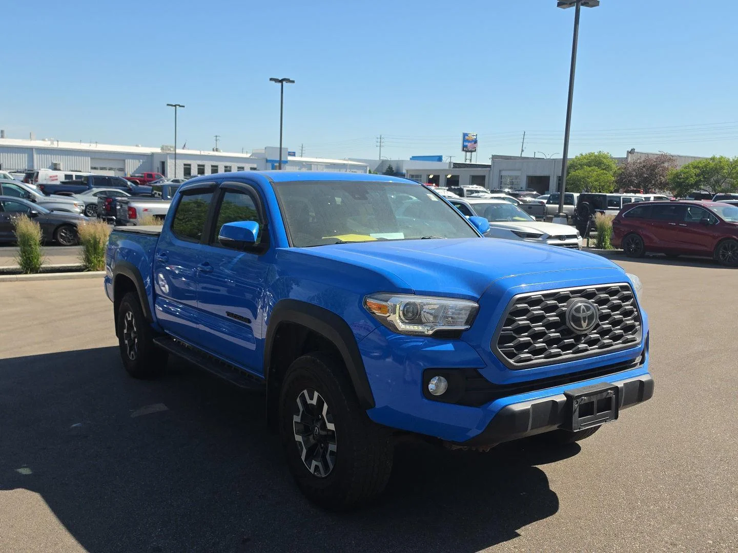 Used 2021 Voodoo Blue Toyota TRD Pro image 1
