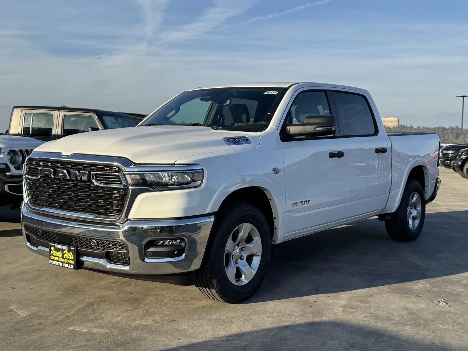 New 2026 Bright White Clear-Coat Exterior Paint RAM Big Horn image 3