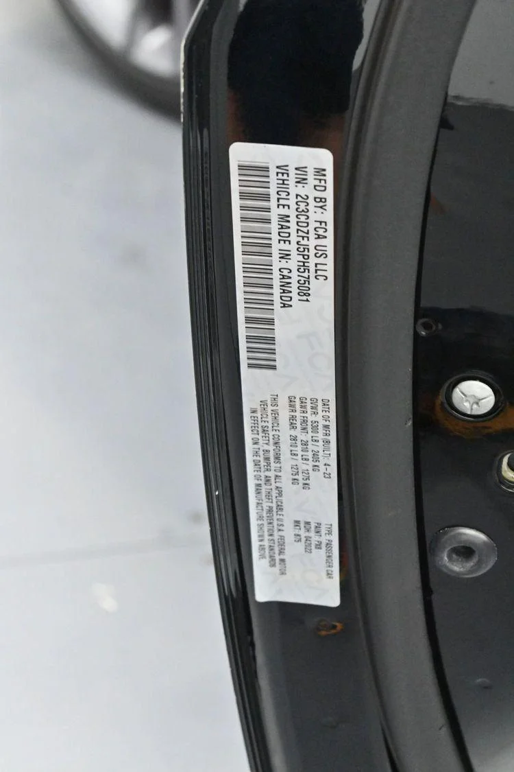 Used 2023 Pitch Black Clearcoat Dodge R/T Scat Pack image 33