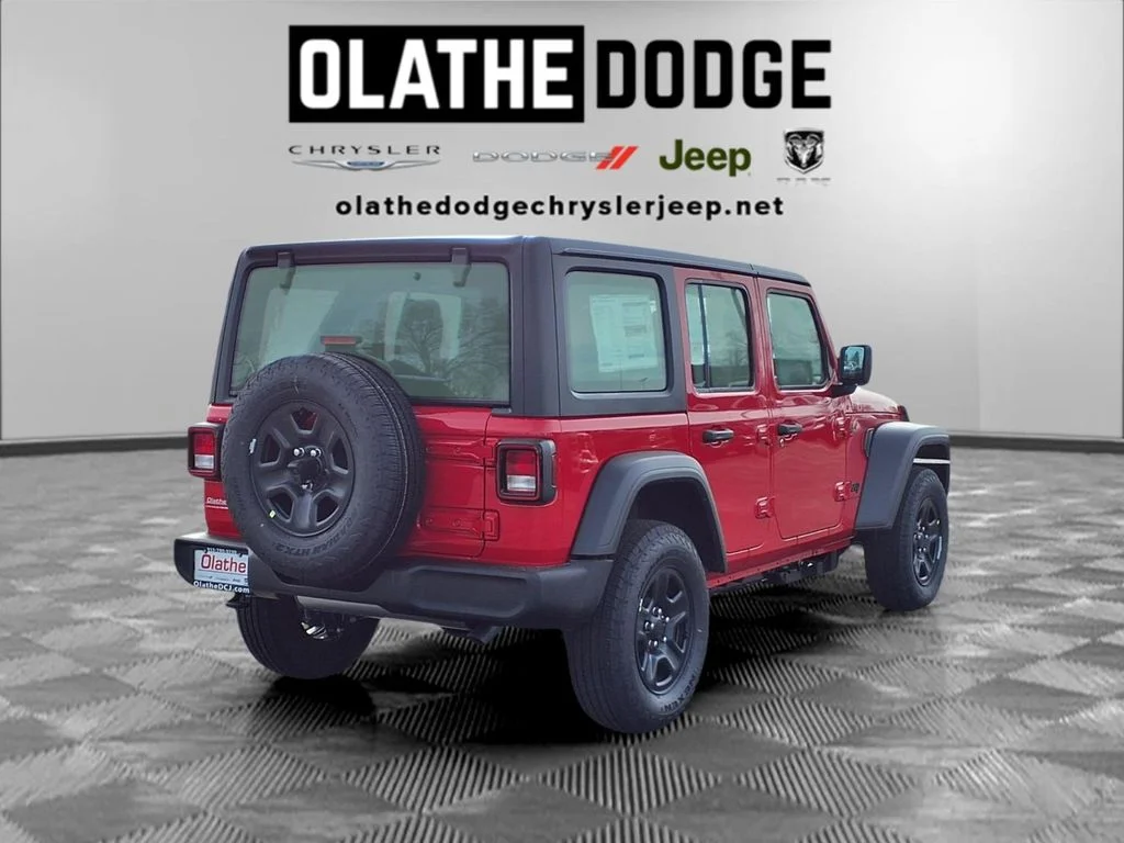 New 2026 Firecracker Red Clear-Coat Exterior Paint Jeep Sport image 28