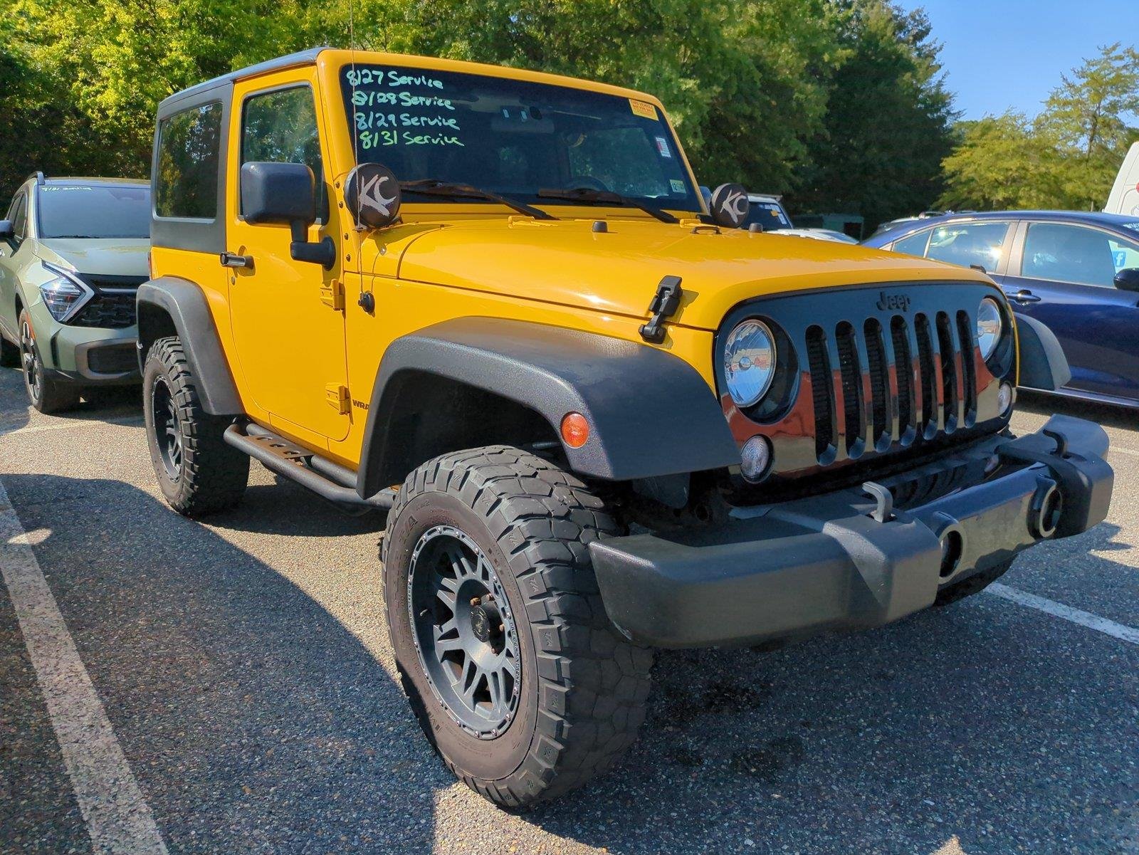 Used 2015 Baja Yellow Clearcoat Jeep Willys Wheeler image 2